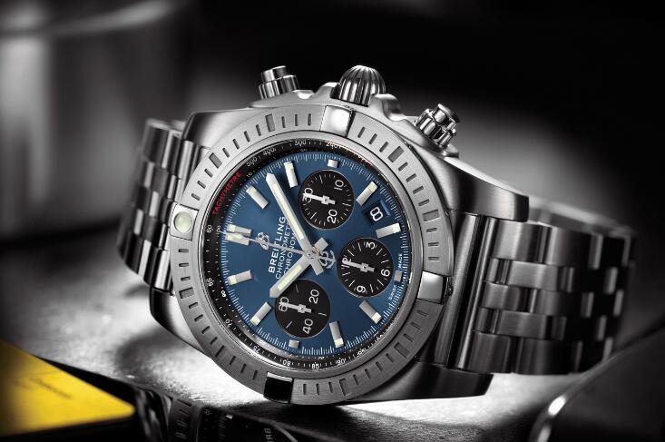 UK Breitling Chronomat B01 Chronograph Replica Watches With Blue Dials Appealing To All Explorers