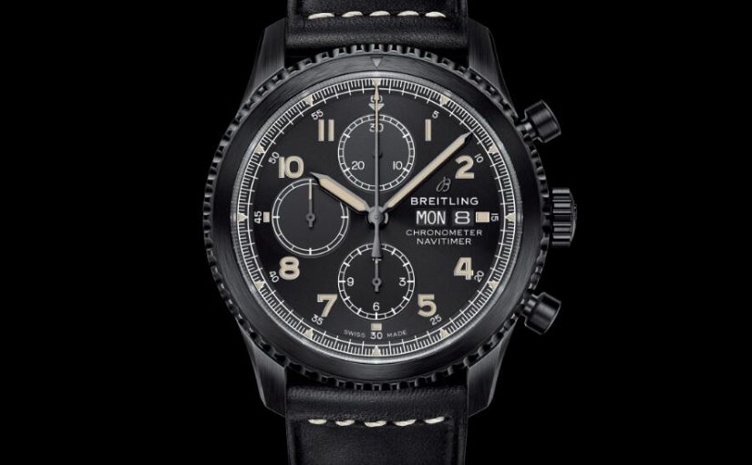 Review On Sturdy Black Steel Breitling Navitimer 8 Chronograph Replica UK Watches